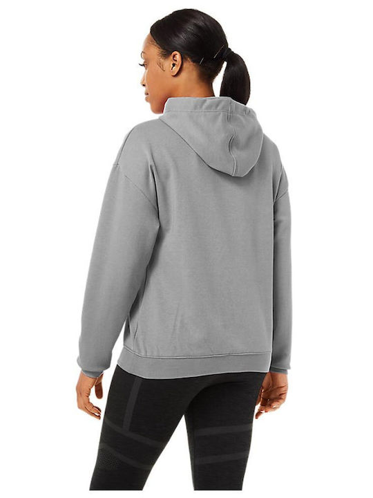 ASICS Women's Hooded Sweatshirt Gray