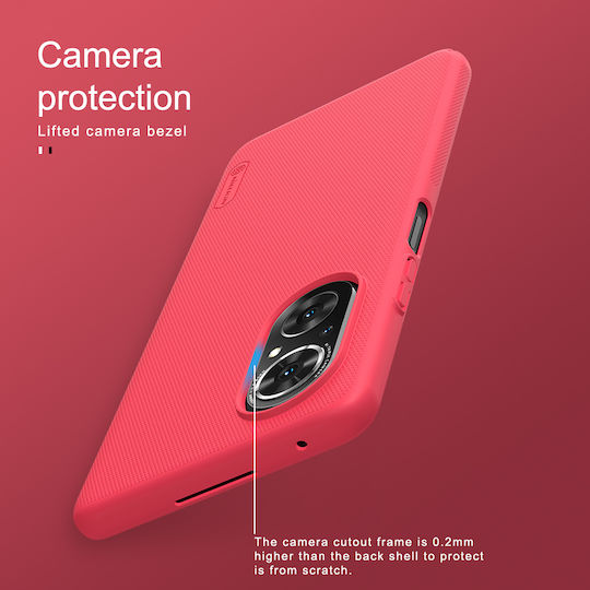 Nillkin Super Frosted Shield Back Cover Πλαστικό Bright Red (Huawei Nova 9 SE)