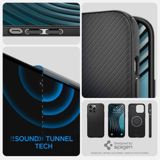 Spigen Mag Armor Back Cover Silicone Matte Black (iPhone 14 Pro Max)