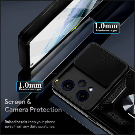 Bodycell Armor Slide Back Cover Plastic Negru (Realme 9 5G / 9 Pro)
