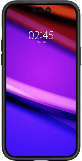 Spigen Core Armor Back Cover Σιλικόνης 1.2mm Matte Black (iPhone 14 Pro Max)