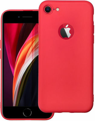 Forcell Soft Silicone Back Cover Red (iPhone 8/7)