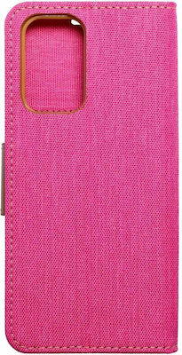 Forcell Canvas Buchen Sie Stoff Rosa (Galaxy A53)