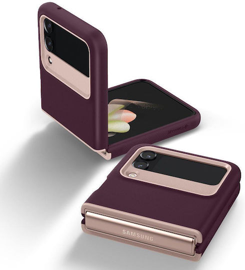 Caseology Nano Pop Задна корица Силикон Burgundy Bean (Galaxy Z Flip4)