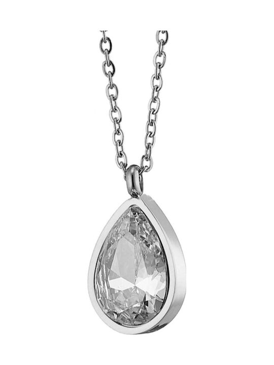 Oxzen Necklace From Gold Plated Steel Oxzen Necklace From Gold Plated Steel