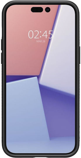 Spigen Liquid Air Umschlag Rückseite Silikon Matte Black (iPhone 14 Pro)