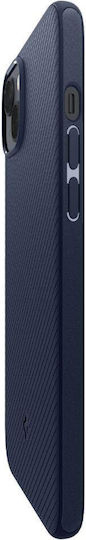 Spigen Mag Armor Umschlag Rückseite Silikon Marineblau (iPhone 14 Plus)