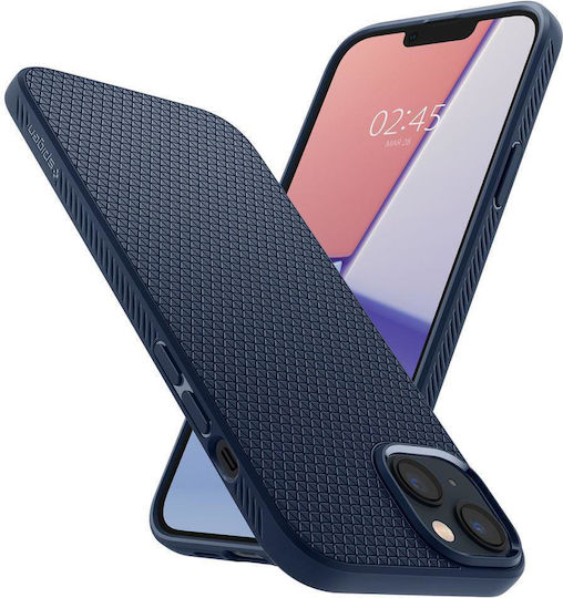 Spigen Liquid Air Back Cover Σιλικόνης Navy Μπλε (iPhone 14)