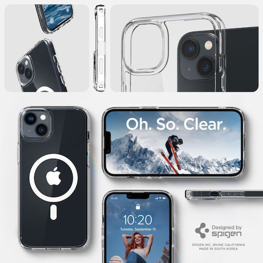 Spigen Ultra Hybrid Mag Safe Compatible Back Cover Πλαστικό 2mm Λευκό-Διάφανο (iPhone 14 Plus)