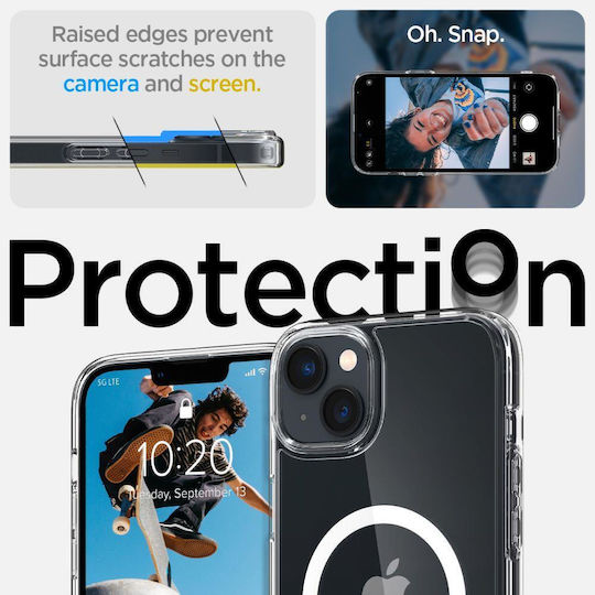 Spigen Ultra Hybrid Mag Safe Compatible Back Cover Πλαστικό 2mm Λευκό-Διάφανο (iPhone 14 Plus)