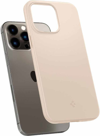 Spigen Thin Fit Back Cover Silicone 1.55mm Sand Beige (iPhone 14 Pro Max)