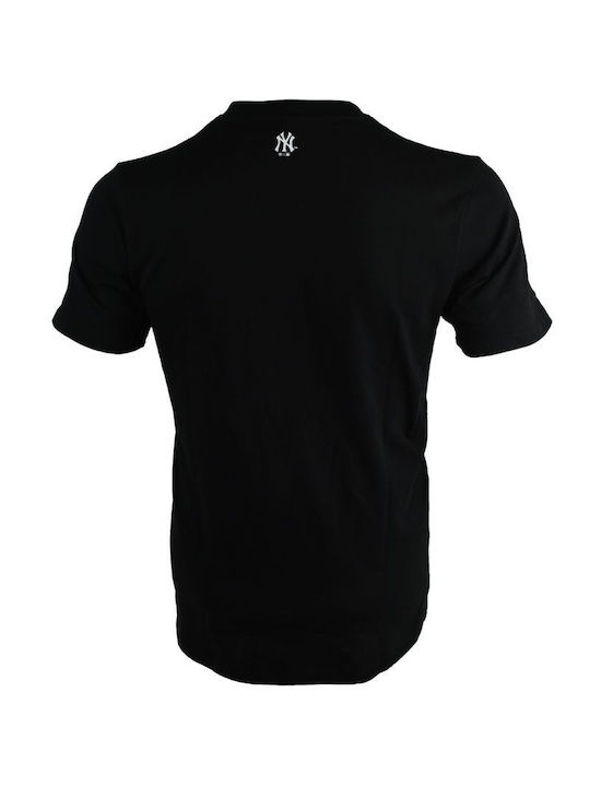47 Brand New York Yankees Herren T-Shirt Kurzarm Schwarz