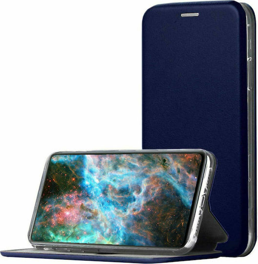 Elegance Book Piele artificială Albastru (Galaxy A33 5G)