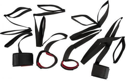 You2Toys Set Bondage Комплект за Връзване на Крайници в Черен Цвят 4бр