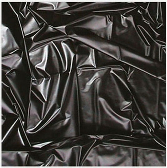 JoyDivision Wet Games Bed Sheet 180 x 220 Σεντόνι Λάτεξ σε Μαύρο Χρώμα