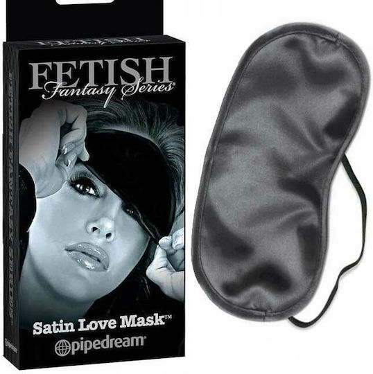 Pipedream Limited Edition Satin Mask BDSM Μάσκα σε Μαύρο Χρώμα