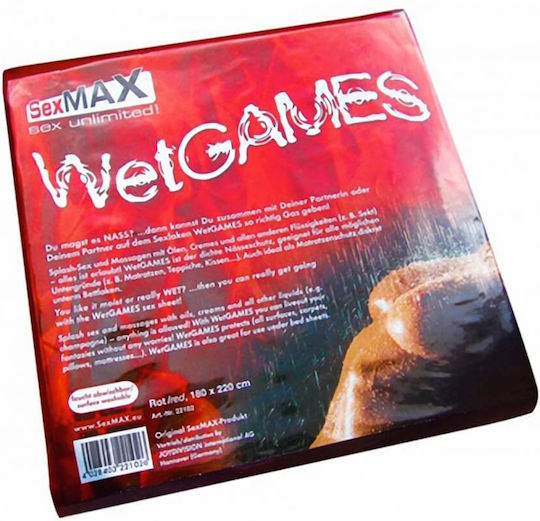 JoyDivision Sexmax Wetgames Vinyl 180 x 220 Latex Sheet in White Color