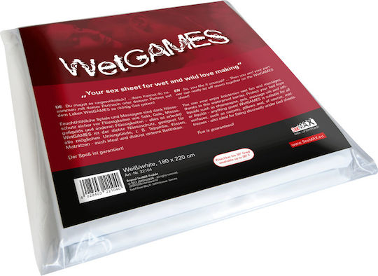 JoyDivision Sexmax Wetgames Vinyl 180 x 220 Latex Sheet in White Color
