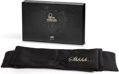 Bijoux Indiscrets Shhh Mask BDSM Μάσκα σε Μαύρο Χρώμα