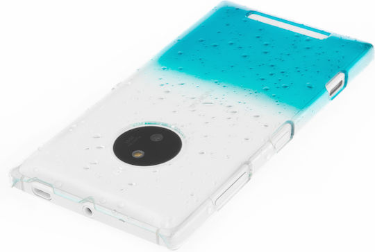 YouSave Accessories Umschlag Rückseite Kunststoff Hellblau (Lumia 830)