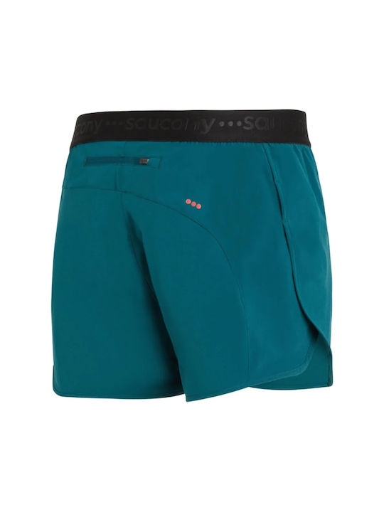 Saucony Outpace 2.5 Sportliche Herrenshorts Grün