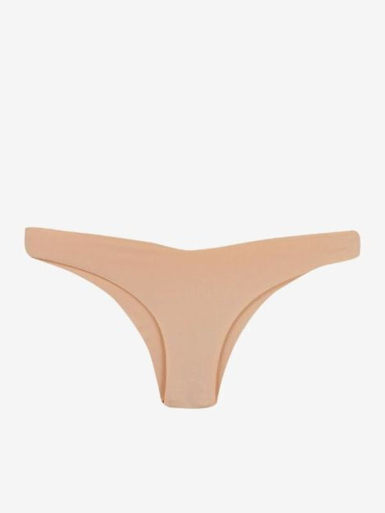 Γυναικεία Brazil 3Pack χωρίς Ραφές Μπεζ