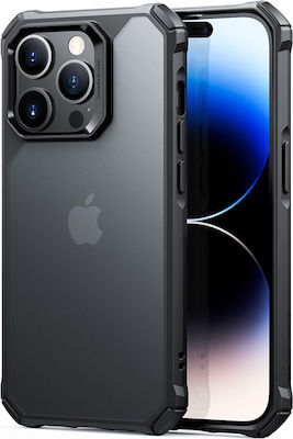 ESR Air Armor Umschlag Rückseite Kunststoff Frosted Black (iPhone 14 Pro)