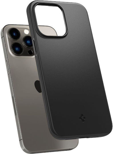Spigen Thin Fit Back Cover Silicone 1.55mm Black (iPhone 14 Pro Max)