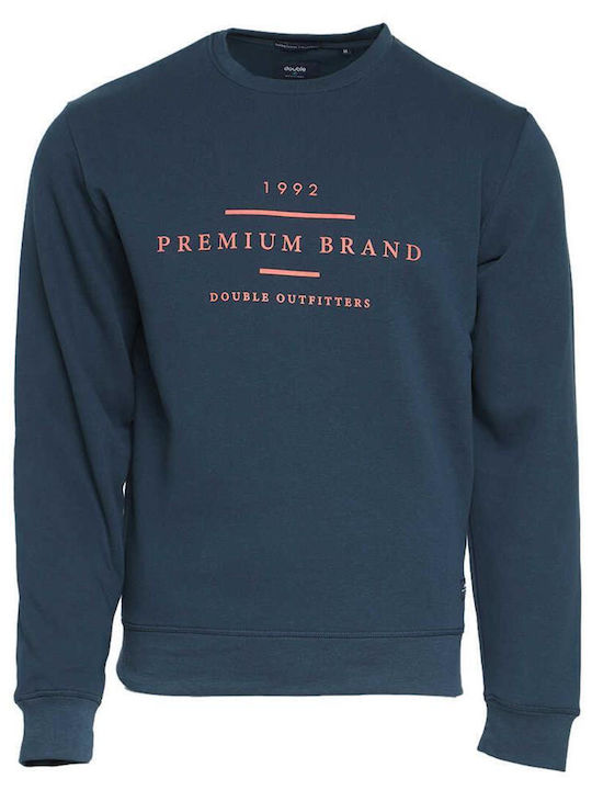 Double Men's Sweatshirt Petrol Blue