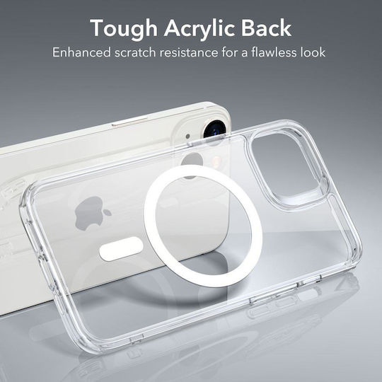ESR Classic Hybrid Magsafe Umschlag Rückseite Kunststoff / Silikon 0.5mm Transparent (iPhone 13)