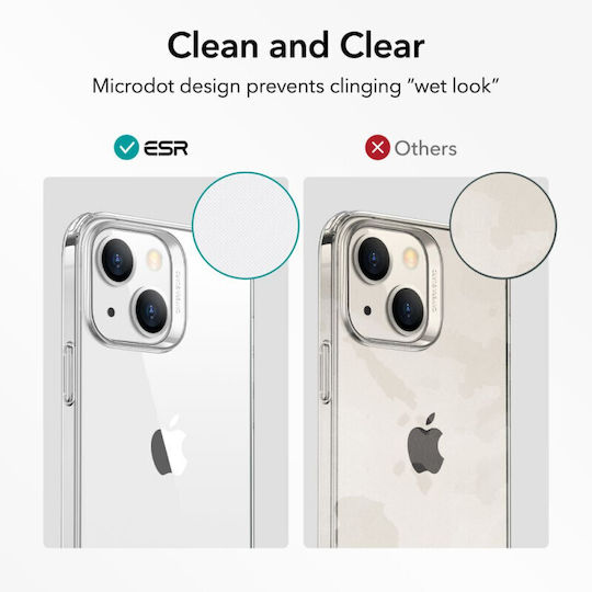 ESR Project Zero Umschlag Rückseite Silikon Transparent (iPhone 14 Plus)