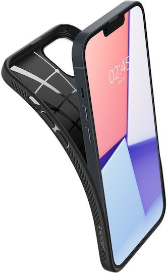Spigen Liquid Air Umschlag Rückseite Silikon Matte Black (iPhone 14 Plus)