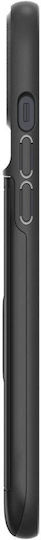 Spigen Slim Armor CS Back Cover Πλαστικό / Σιλικόνης με Υποδοχή για Κάρτες Μαύρο (iPhone 14)