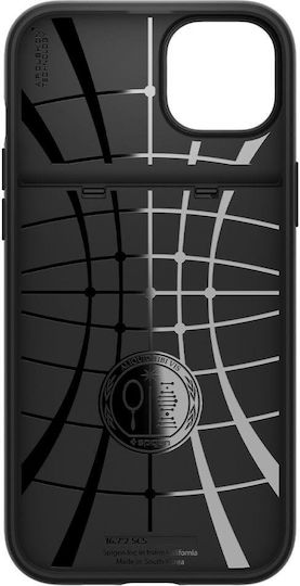 Spigen Slim Armor CS Back Cover Πλαστικό / Σιλικόνης με Υποδοχή για Κάρτες Μαύρο (iPhone 14)