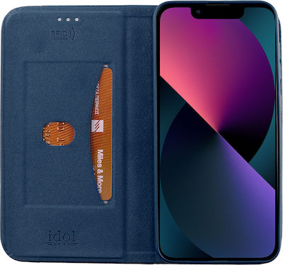 Idol 1991 Elite Anti-RFID Buchen Sie Synthetisches Leder Blau (iPhone 14 Pro) 8317897