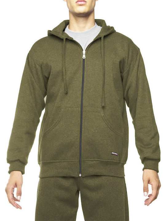 Cardigan With Khaki Hood