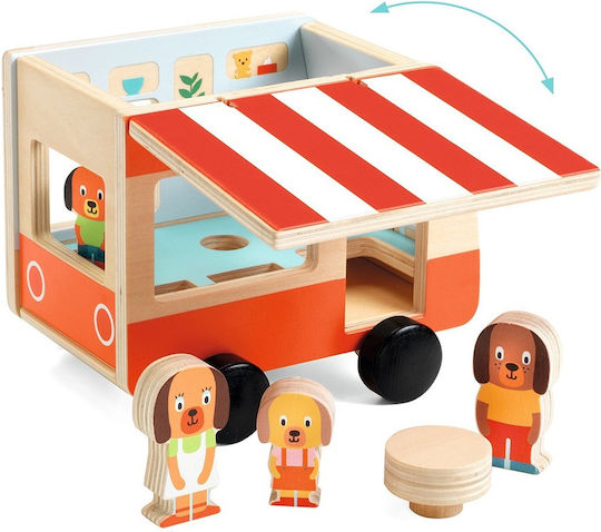 Djeco Djeco Miniature Novelty Toys Family Outing with Dogs (Miscellaneous Designs)