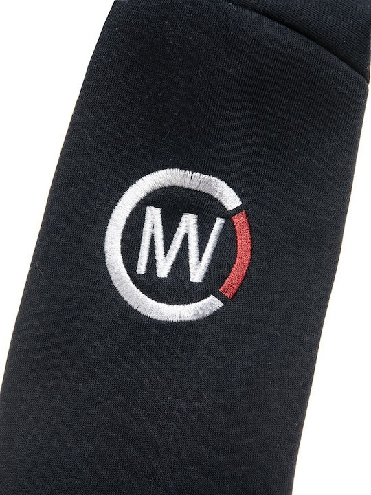 Kids Sweatshirt Cardigan with Hood Black