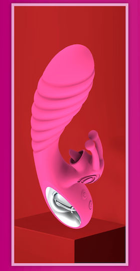 Boss Of Toys Vicky Δονητής Rabbit Vibrator 20cm Pink