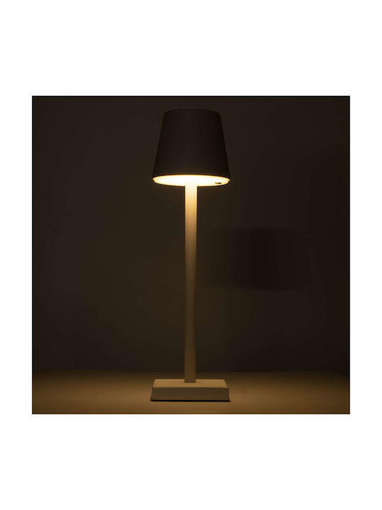 GloboStar Nega Outdoor Floor Lamp LED 2.2W with Warm White Light IP44 White