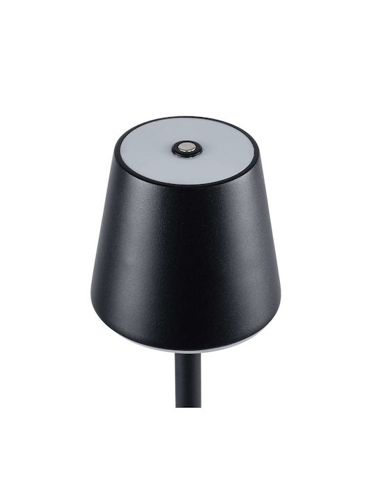 GloboStar Nega Metal Table Lamp LED with Black Shade and Base