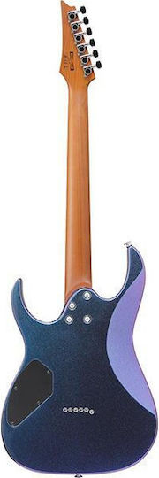 Ibanez GRG121SP Elektrische Gitarre Stratocaster mit HH Tonabnehmerkonfiguration Blue Metal Chameleon