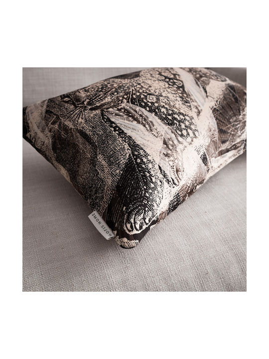 Gofis Home Dekorativer Kissenbezug Nahla 340 Braun 30x45cm