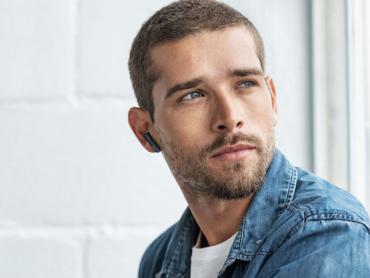 JVC HA-A3T Earbud Bluetooth Handsfree Ακουστικά με Αντοχή στον Ιδρώτα και Θήκη Φόρτισης Μαύρα