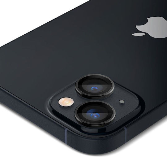 Optik Pro EZ Fit Camera Protection Tempered Glass Black for the iPhone 14 / 14 Plus. AGL05213