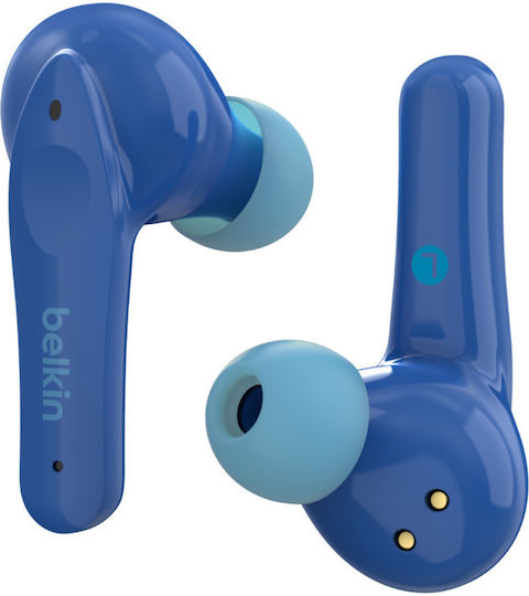 Belkin Soundform Nano In-ear Bluetooth Handsfree Earphones with Sweat Resistance and Charging Case Blue
