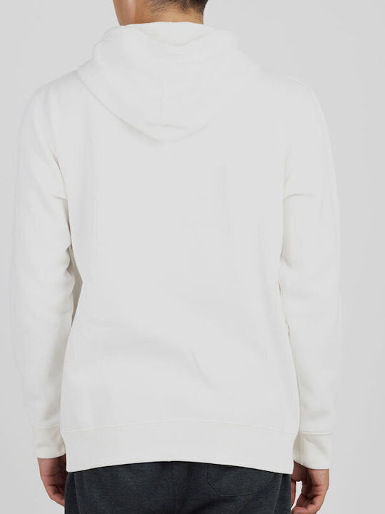 Sweatshirt with Hood White