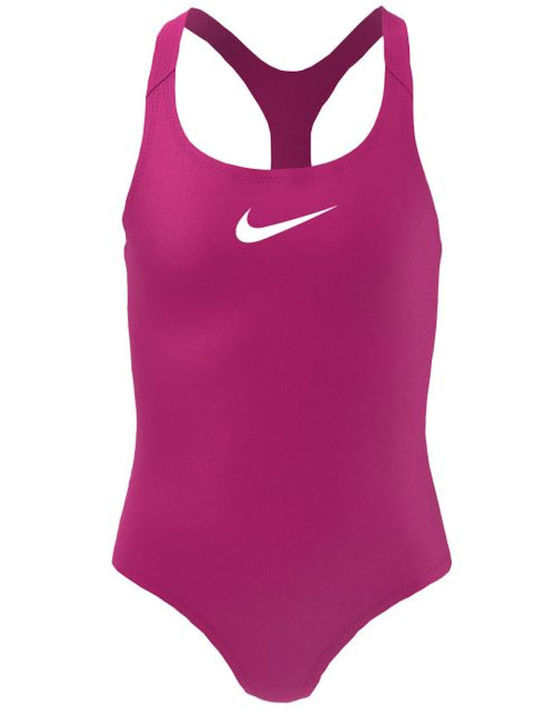 Nike Racerback Детски Бански Една част Фуксия
