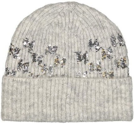 Beanie Frauen Beanie Gestrickt in Gray Farbe