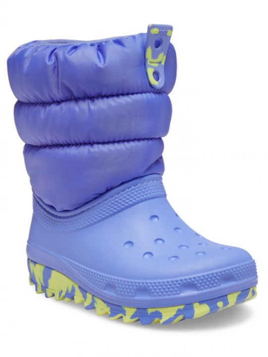 Classic Neo Puff Kids Snow Boots Purple